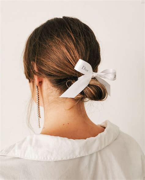 dior hair bow.